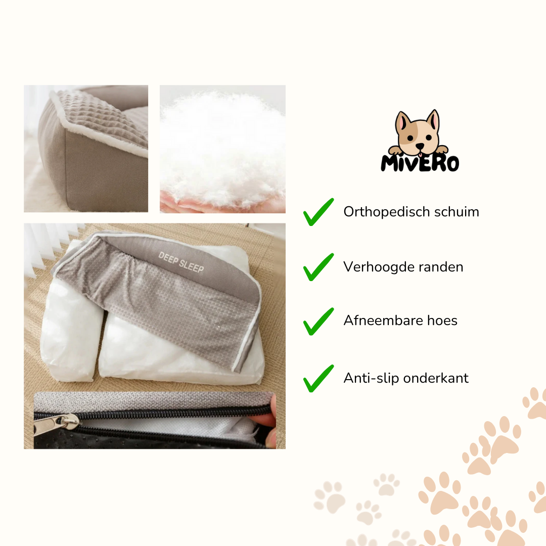 Orthodream - Orthopedisch Bolster Hondenbed