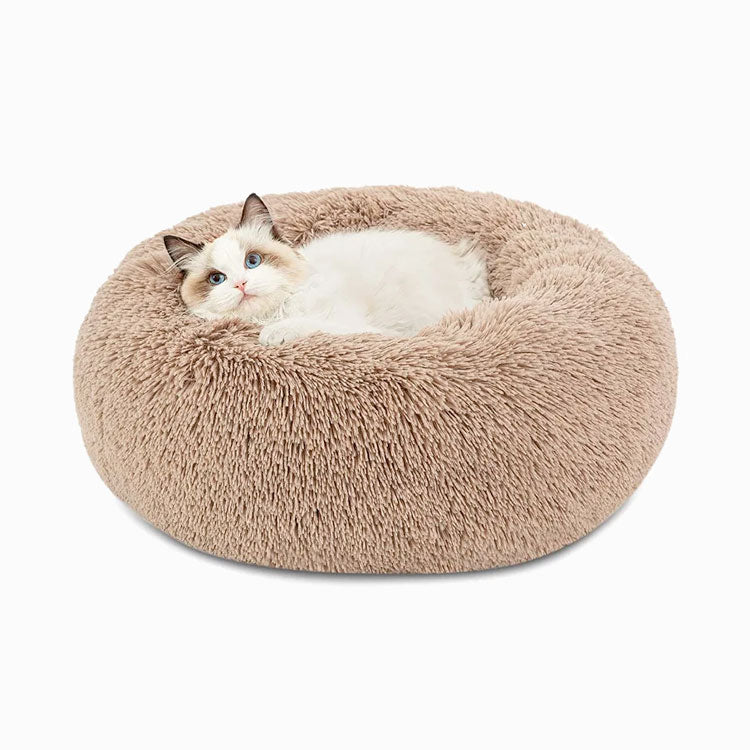 Beige Kalmerende Katten & Honden Bed