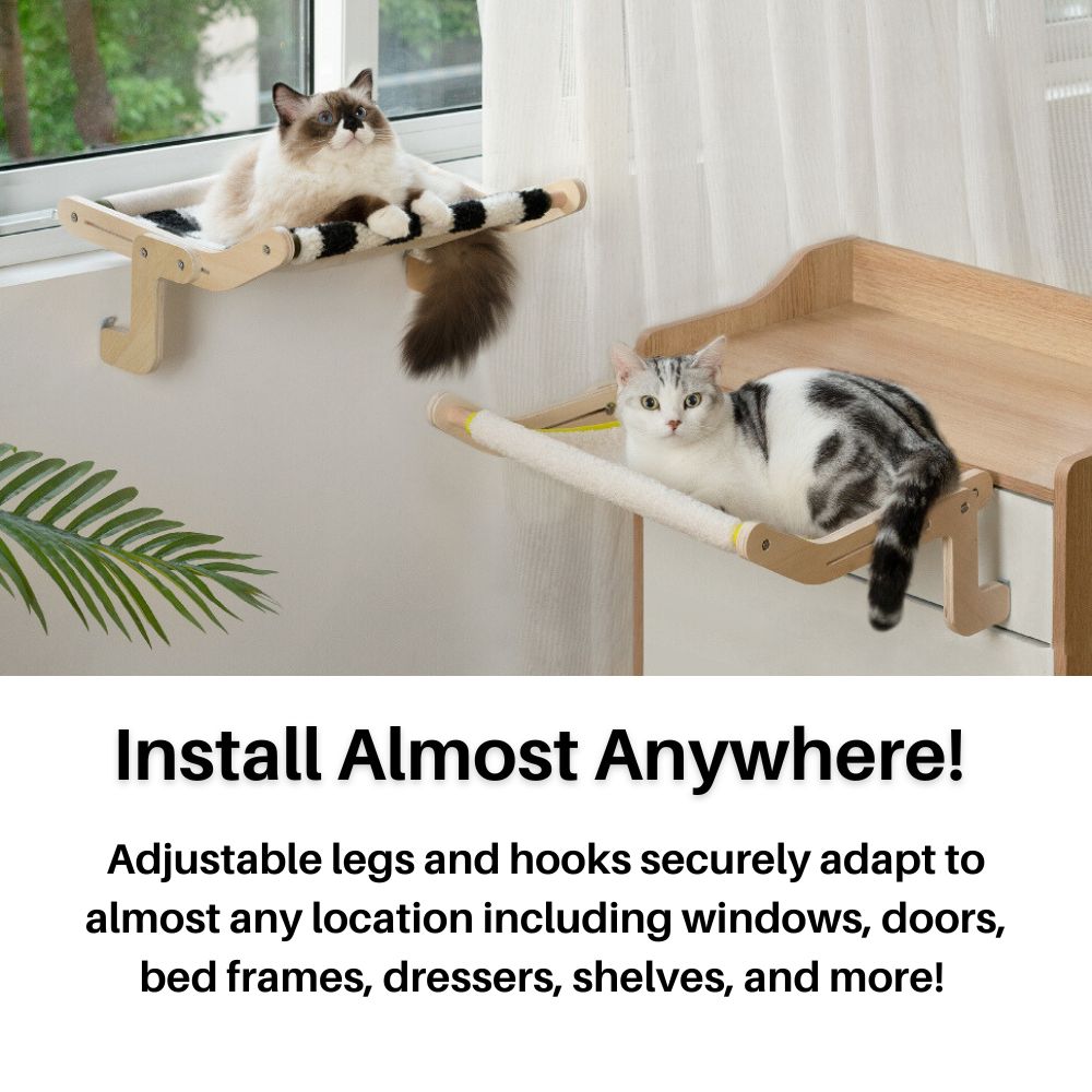Verstelbare kattenhangmat - De perfecte zitplaats voor uw katachtige metgezel