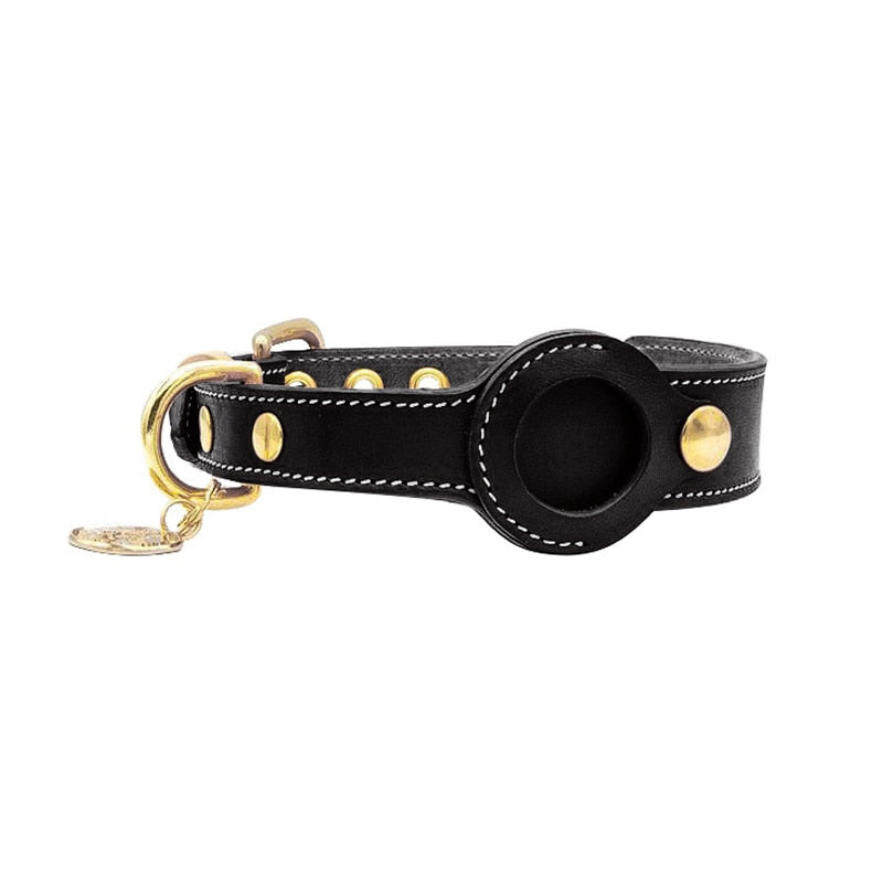 Tracdog⢠- Modieuze AirTag Halsband voor Huisdieren