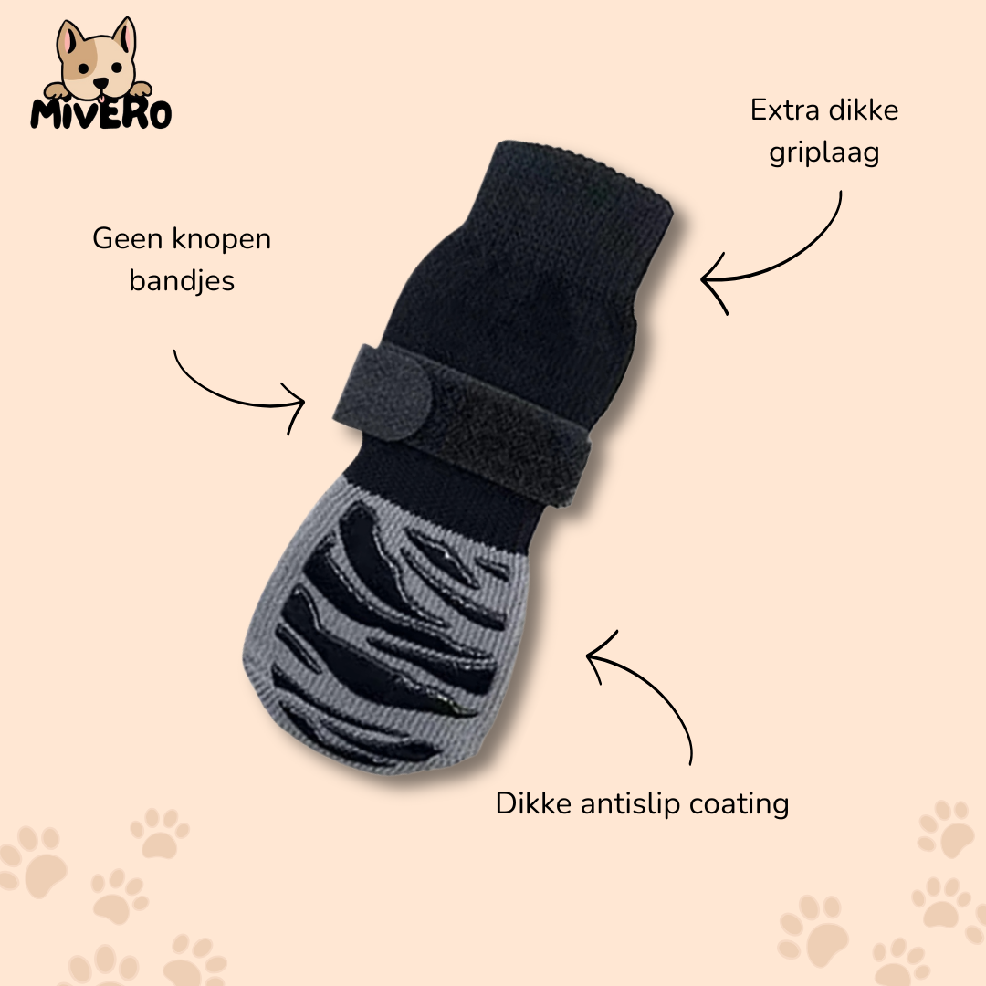 SteadyPaws - Antislip Honden Gripsokken
