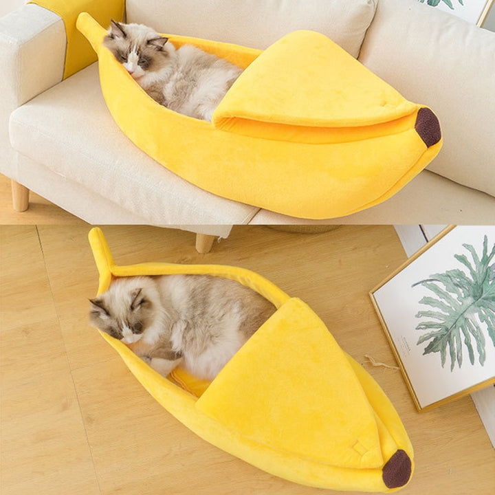 Mia | Banaanvorm Katten bed