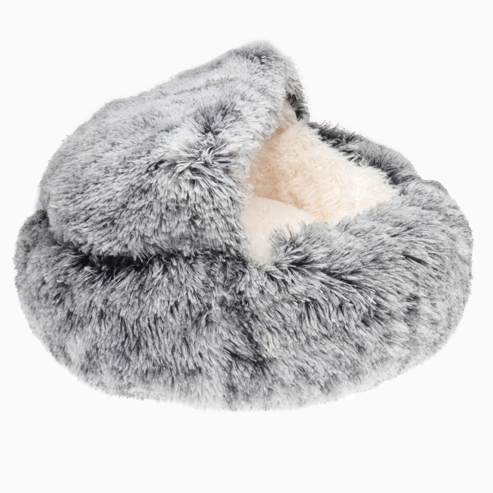 Arctic Zwart Kalmerend Nest Kattenbed