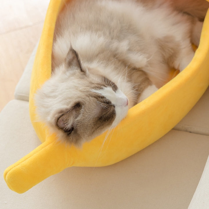 Mia | Banaanvorm Katten bed