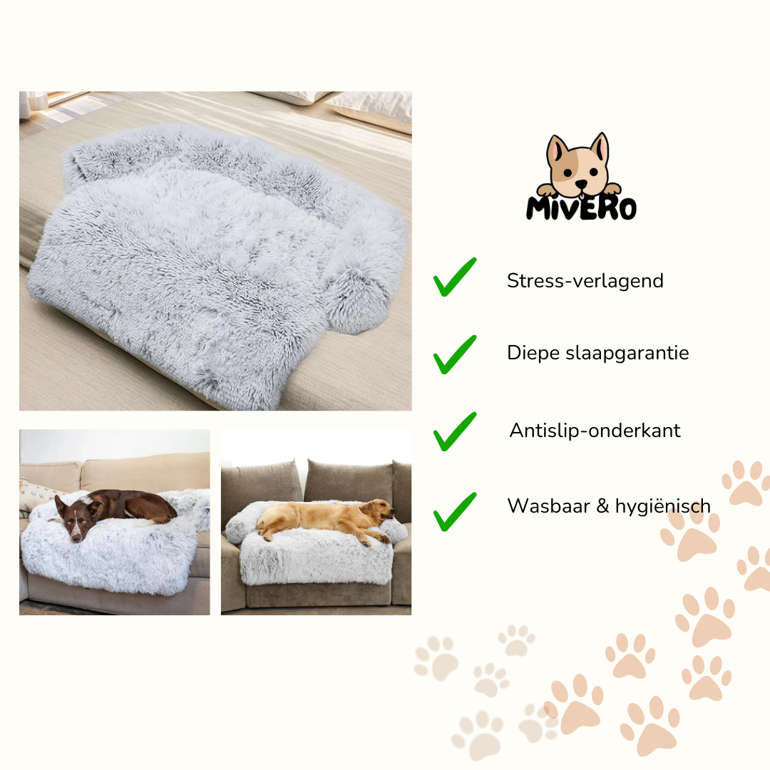 SnuggleNest - Pluche Anti-Slip Hondenbed