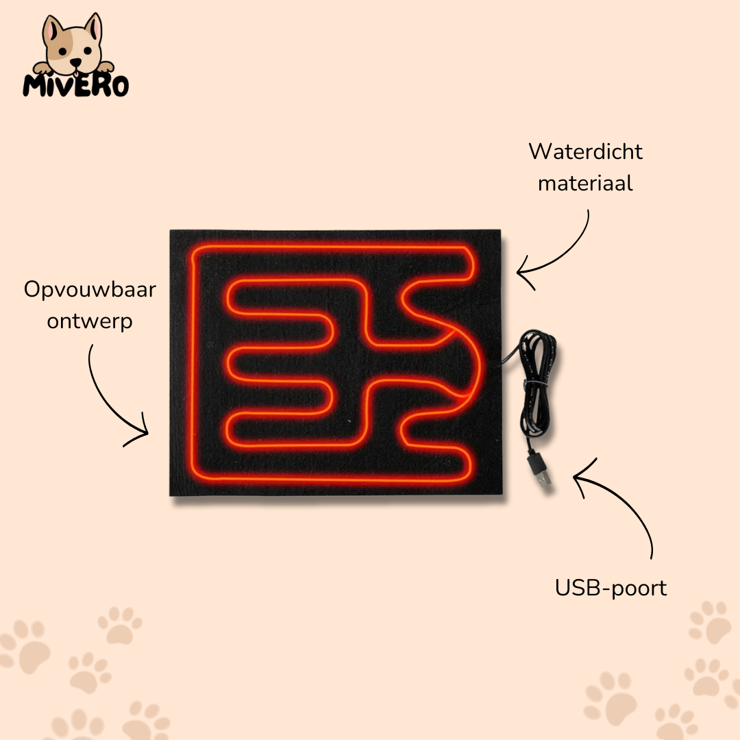 HeatNest - Verwarmde Veiligheids Petmat
