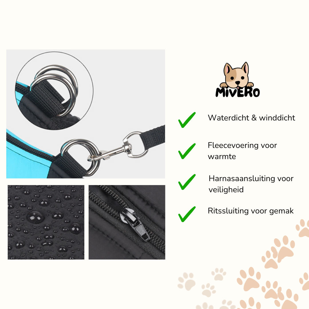 ComFura - Waterdichte Fleece Hondenjas