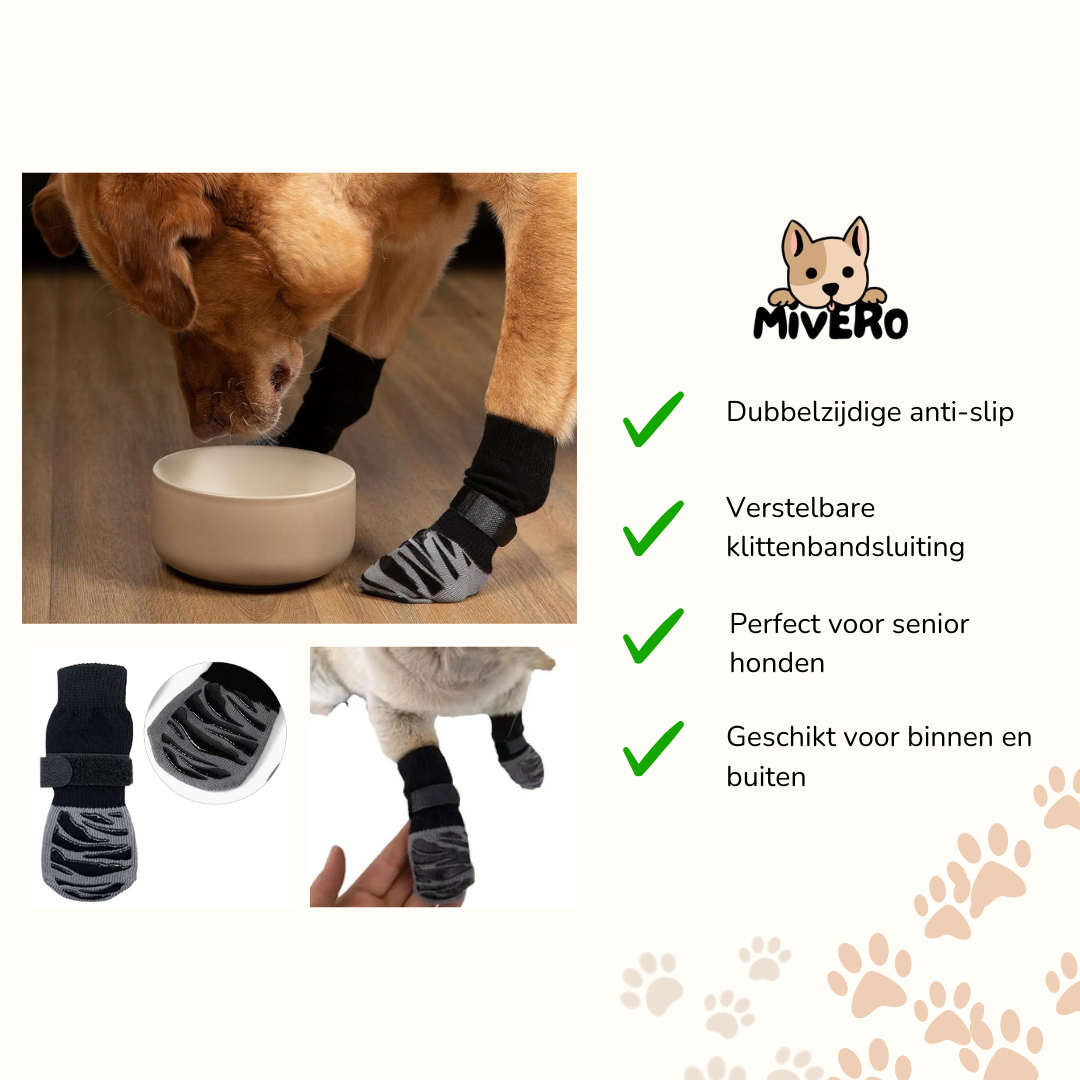 SteadyPaws - Antislip Honden Gripsokken