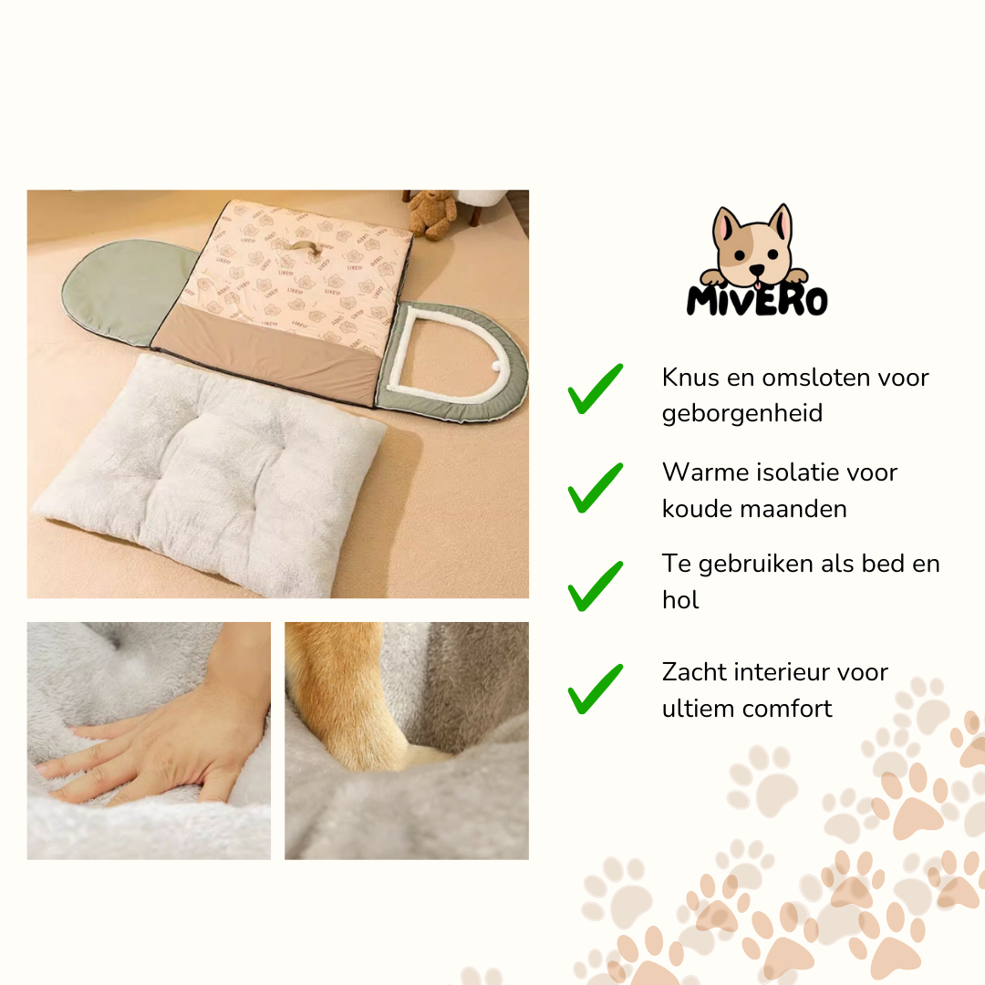 WarmNest - Verhoogd Veiligheids Hondenbed