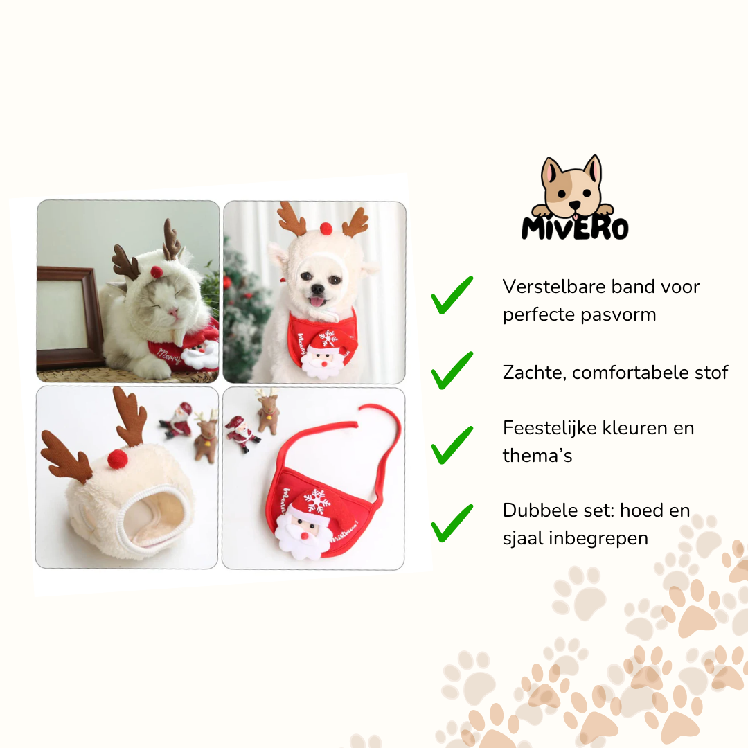 FestiPaws - Verstelbare Feestelijke Huisdierenoutfit