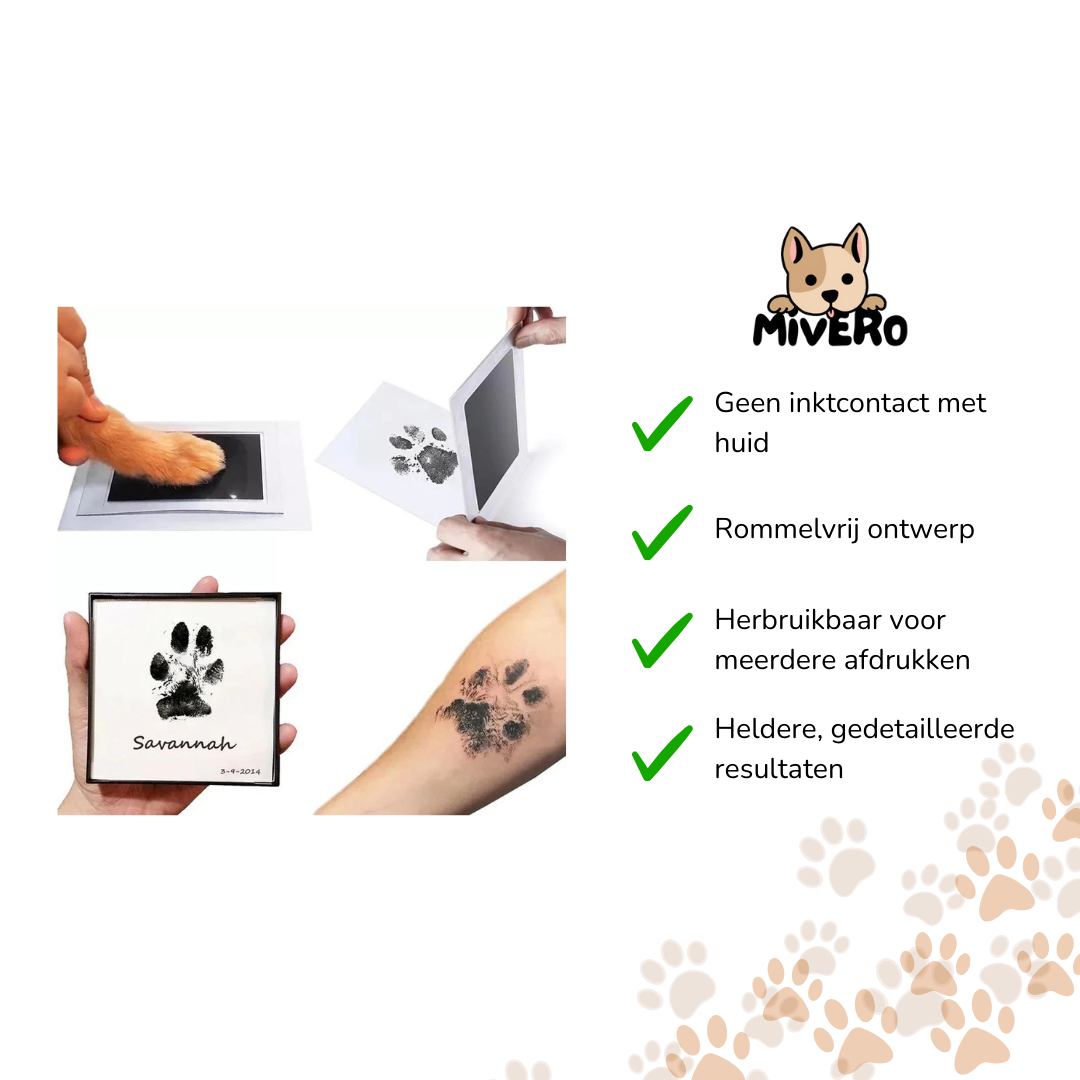 PawPrint - Contactloos Huisdier Inktkussen