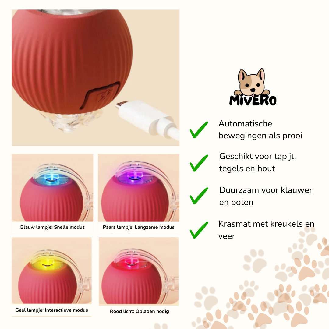 PawPlay - Interactieve Beweegbare Huisdierbal