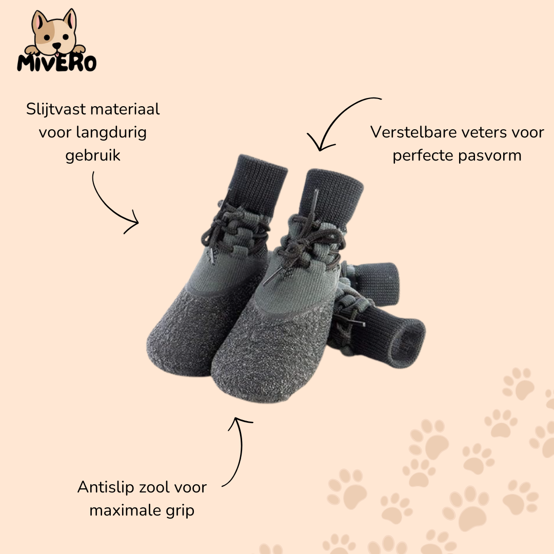 PawGrip - Waterdichte Antislip Hondenschoenen