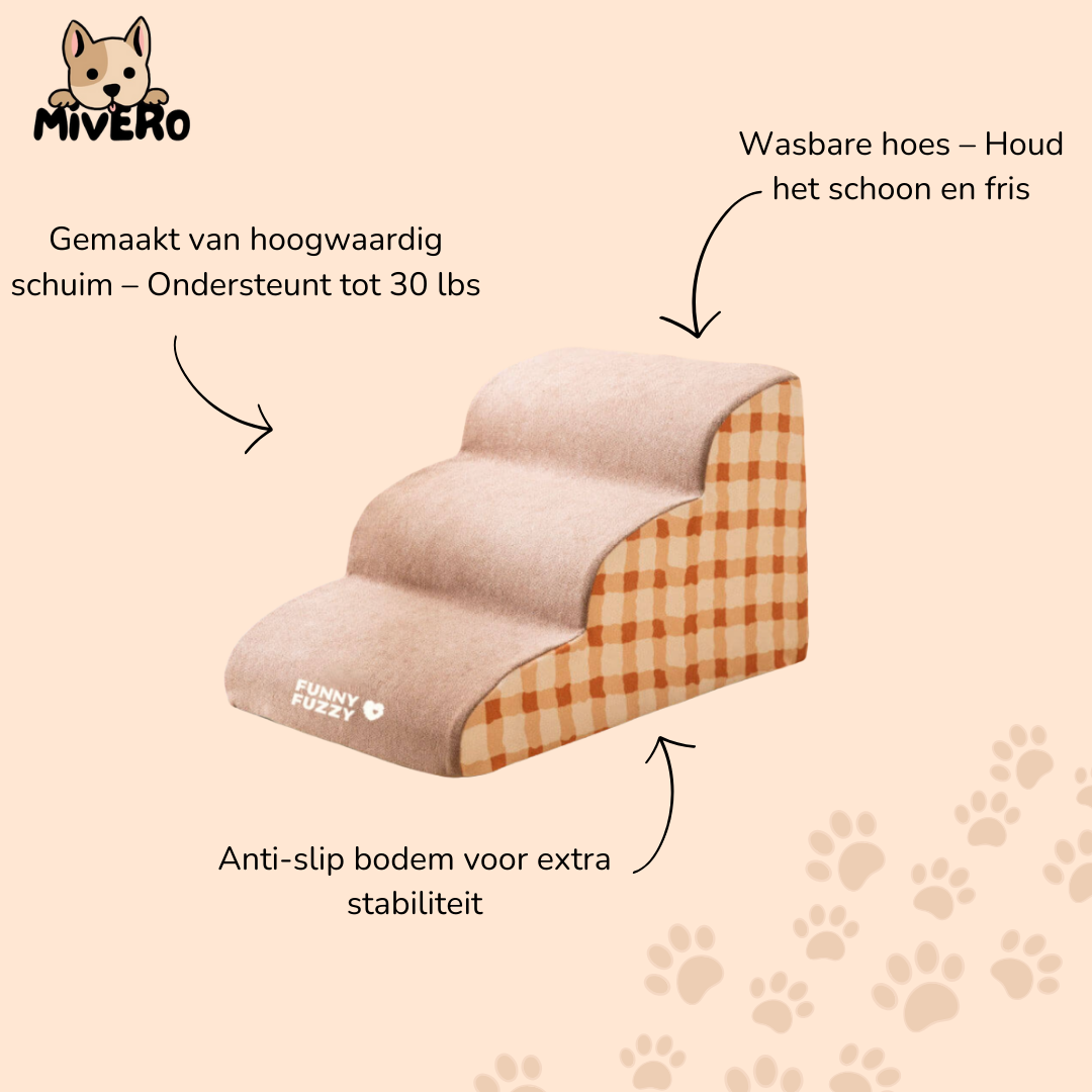 PawsUp - Zachte Antislip Huisdiertrap