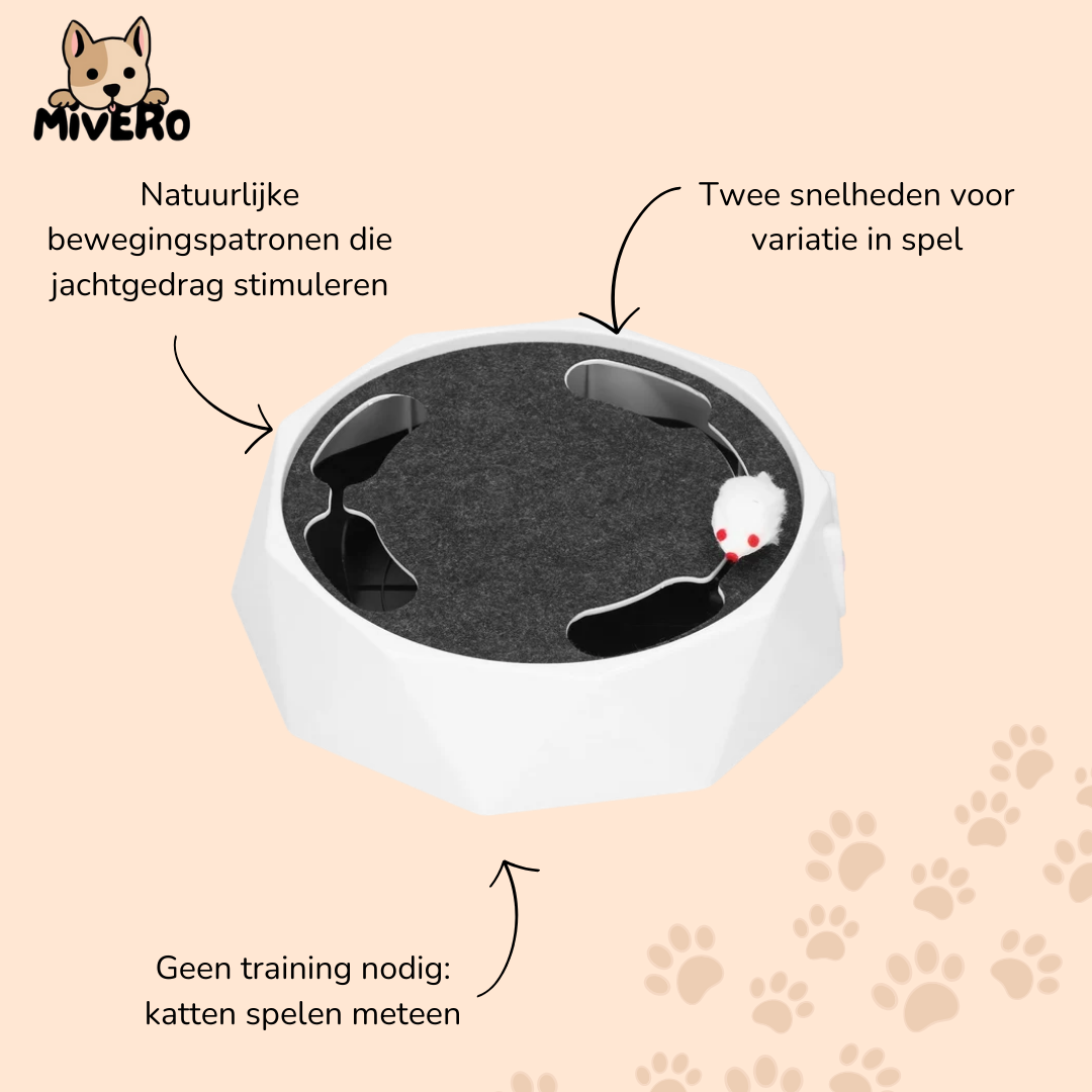 PurrChase - Interactieve Beweeglijke Kattenspeelgoed
