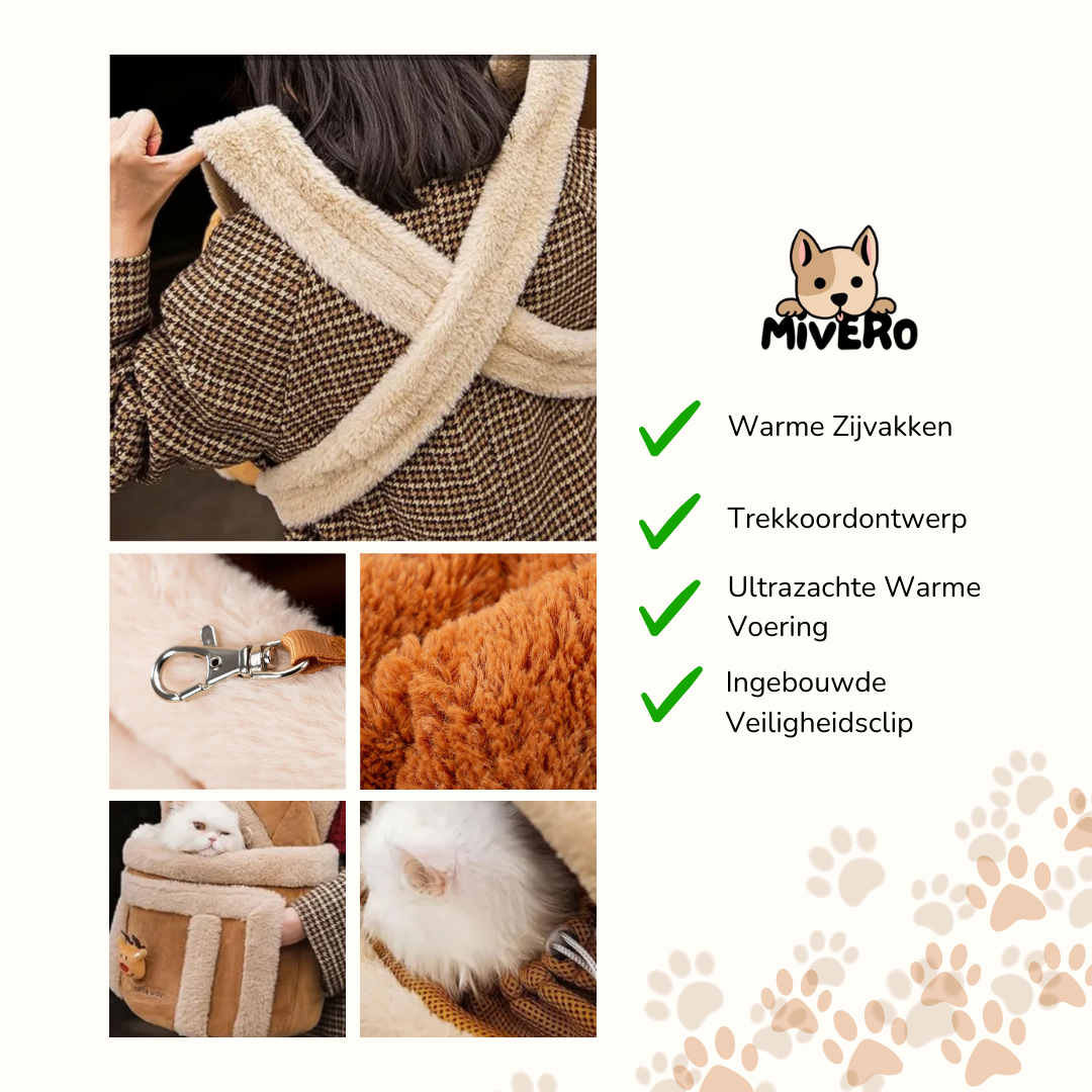 PawPod - Pluchen veilige huisdierentas