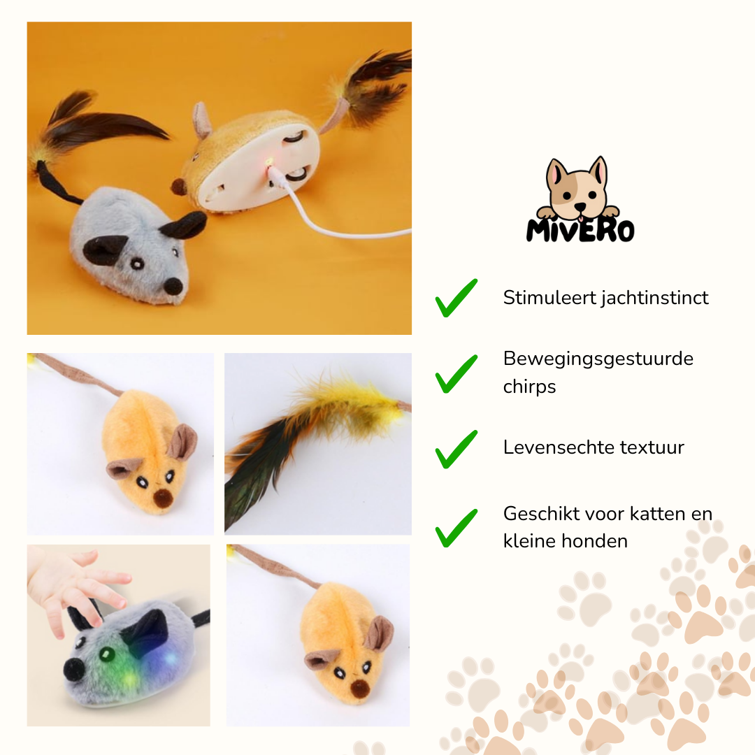 Chirpster - Interactief Chirpend Kattenspeeltje