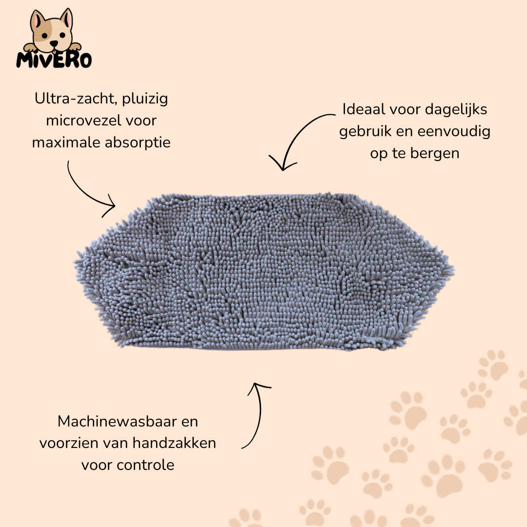 DryPaws - Superabsorberende Hondenhanddoek