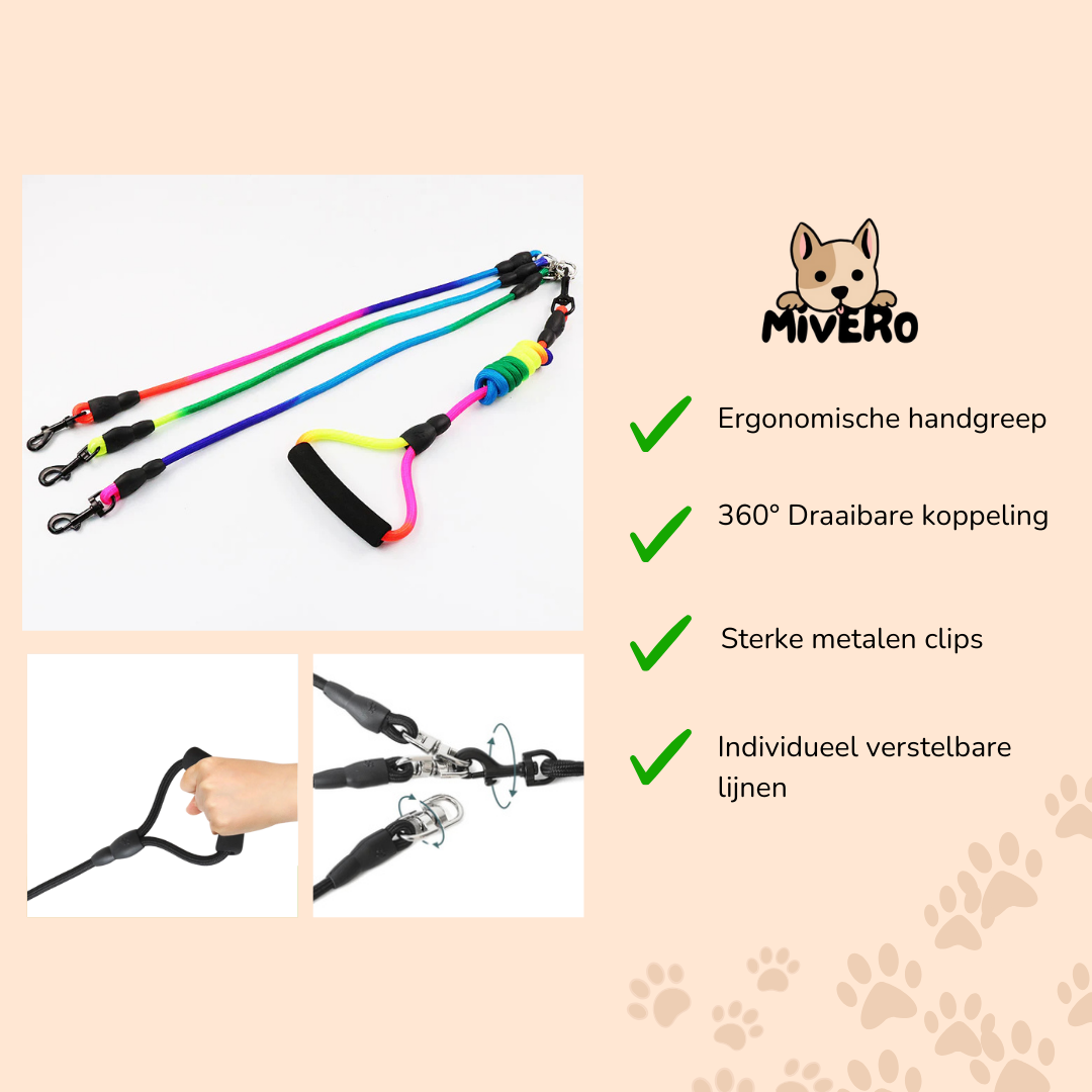 PawSync - Anti-Knoop Hondenriem