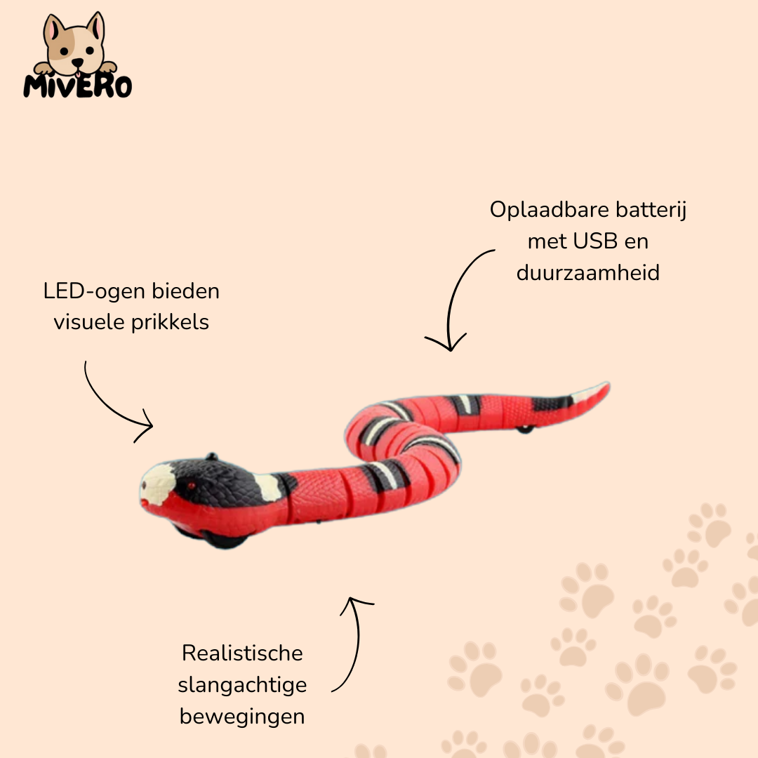 SlitherFun - Interactieve Slangenrobot Huisdierenspeelgoed
