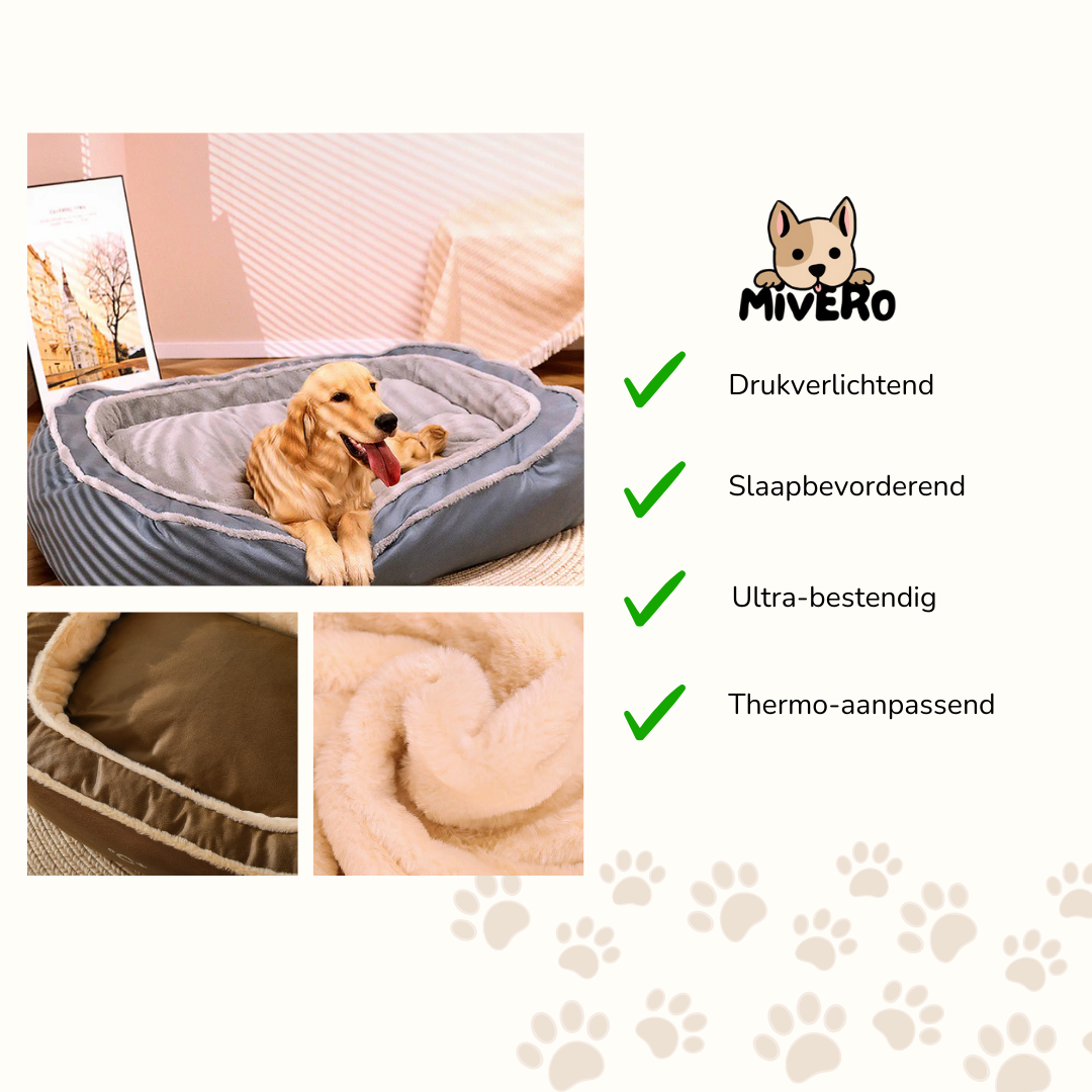 FurHaven - Orthopedisch Pluche Hondenbed