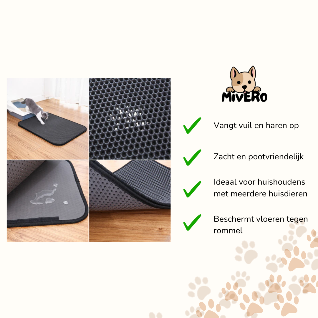 PawMat - Honeycomb Antislip Kattenmat