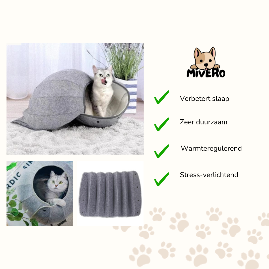 HideAway - Verstelbare Kattentunnel Bed