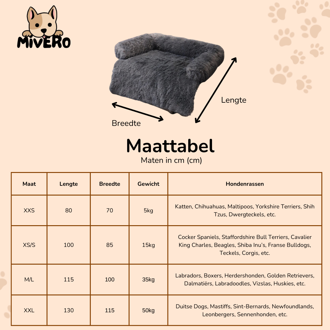 SnuggleNest - Pluche Anti-Slip Hondenbed