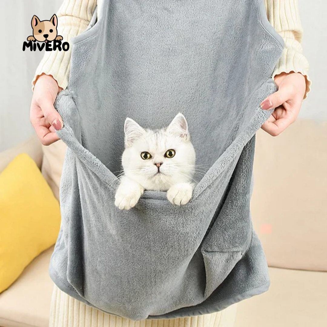 AproNest - Pluche Draagbare Kattenhouder