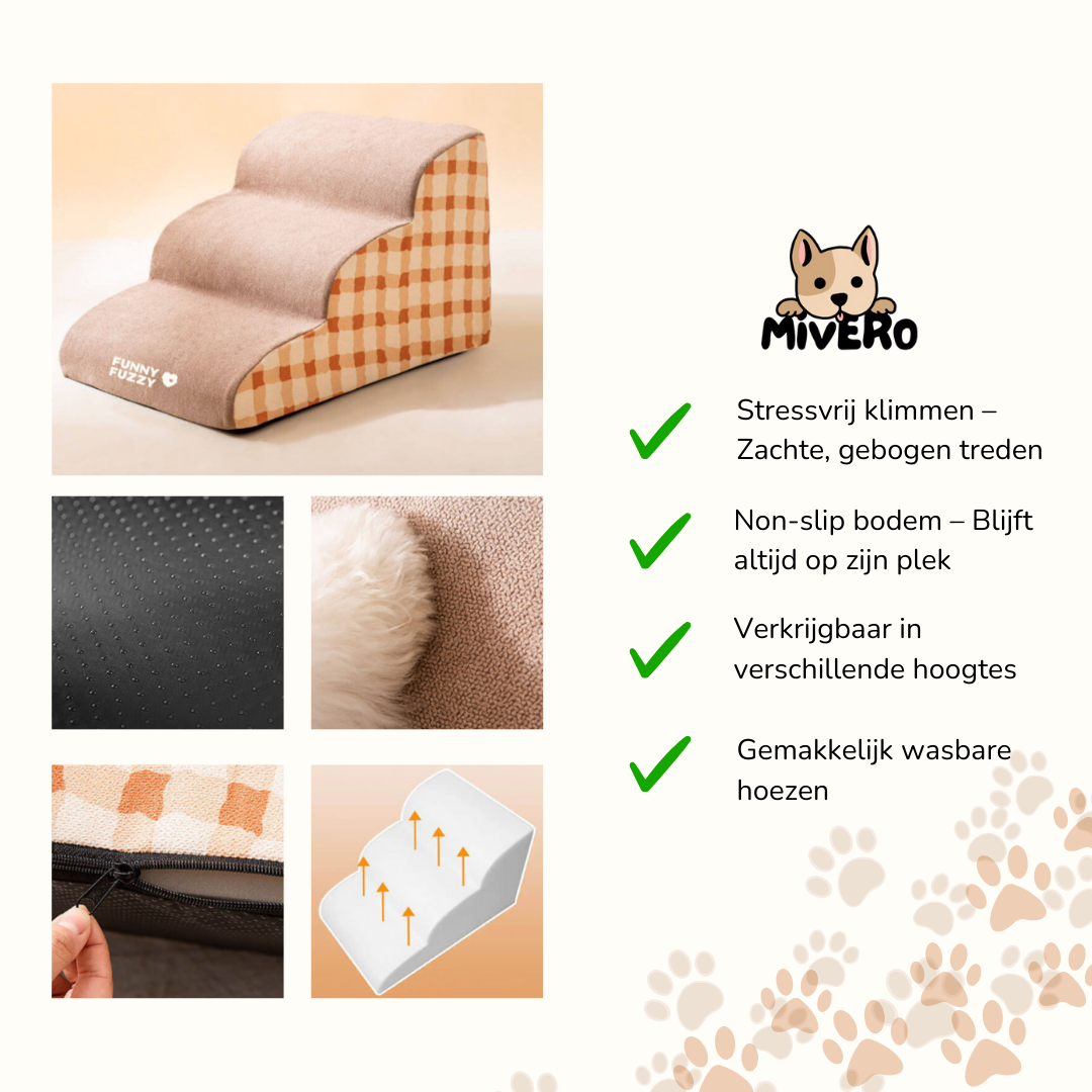PawsUp - Zachte Antislip Huisdiertrap