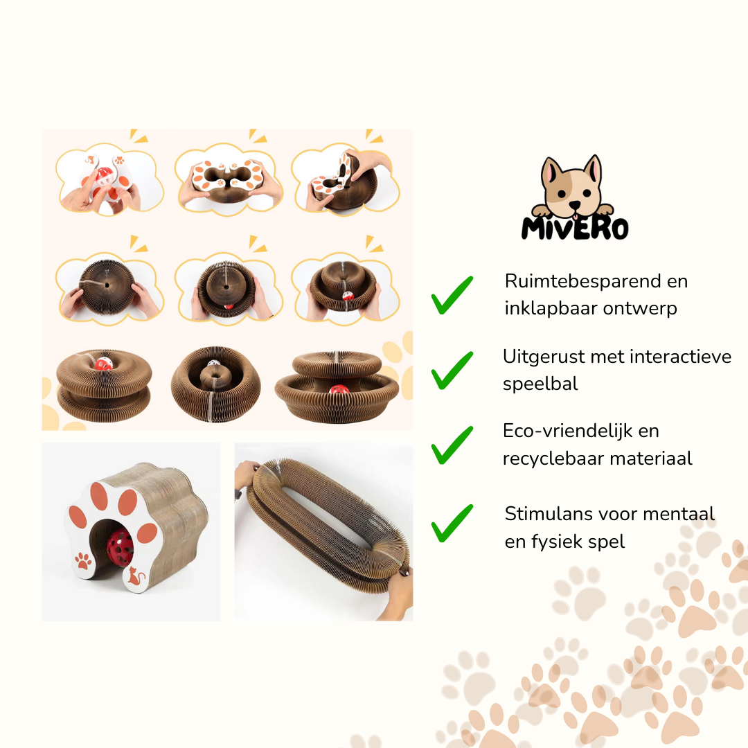 PurrPlex - Opvouwbaar Modulair Kattenspeelgoed