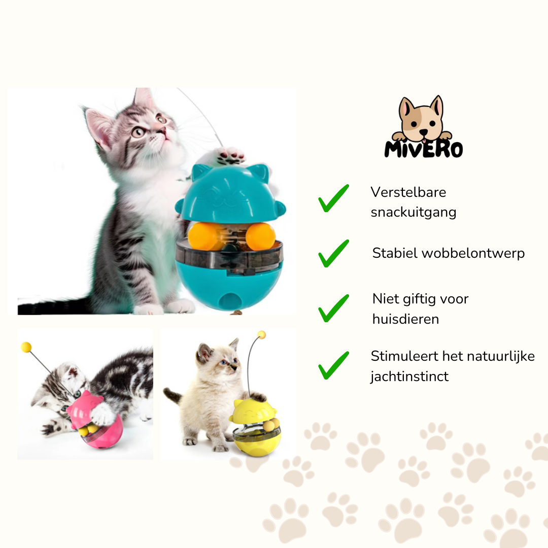 WhiskerPlay - Wiebelende Snackbal Kat