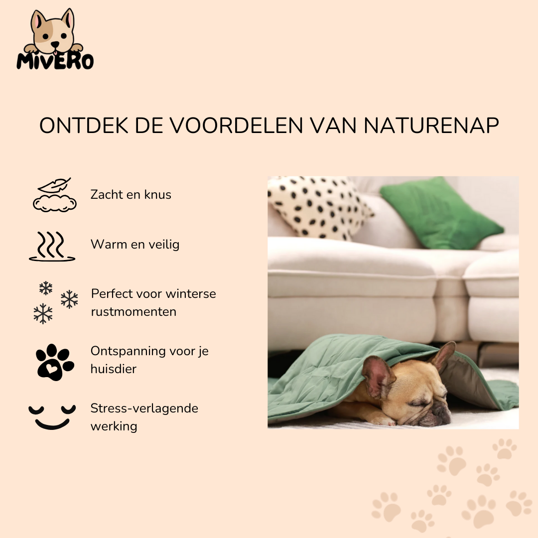 NatureNap - Reversible Pluche Huisdiermat