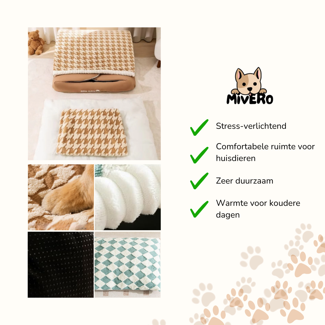 CozyDen - Knus verhoogd huisdierenbed