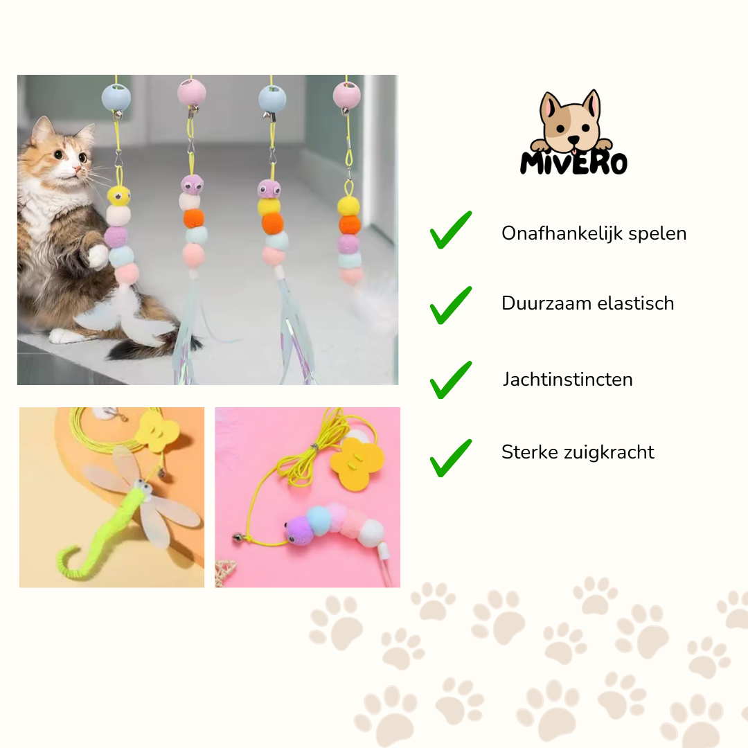 TangleCat - Interactief Hangend Kattenspeeltje