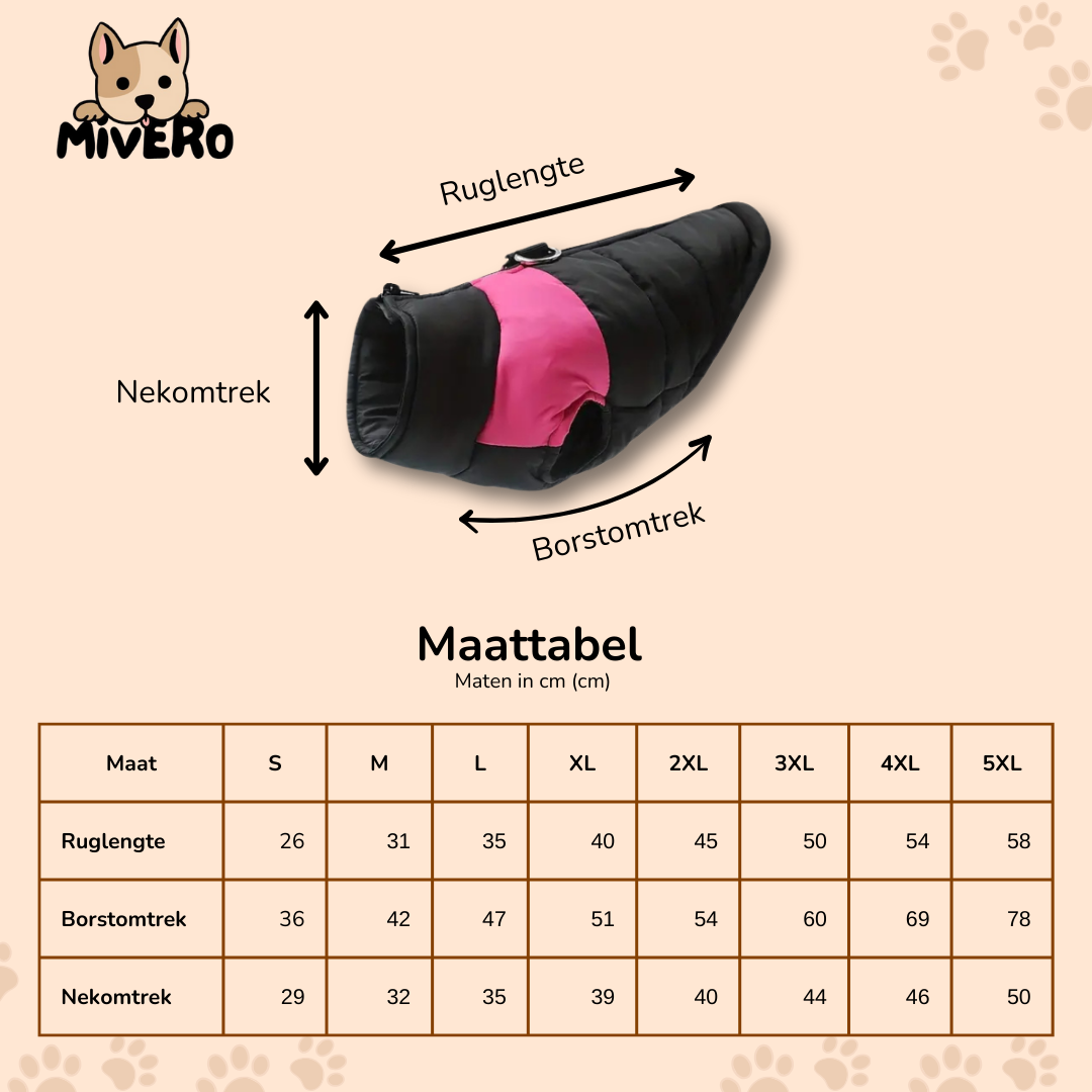 ComFura - Waterdichte Fleece Hondenjas