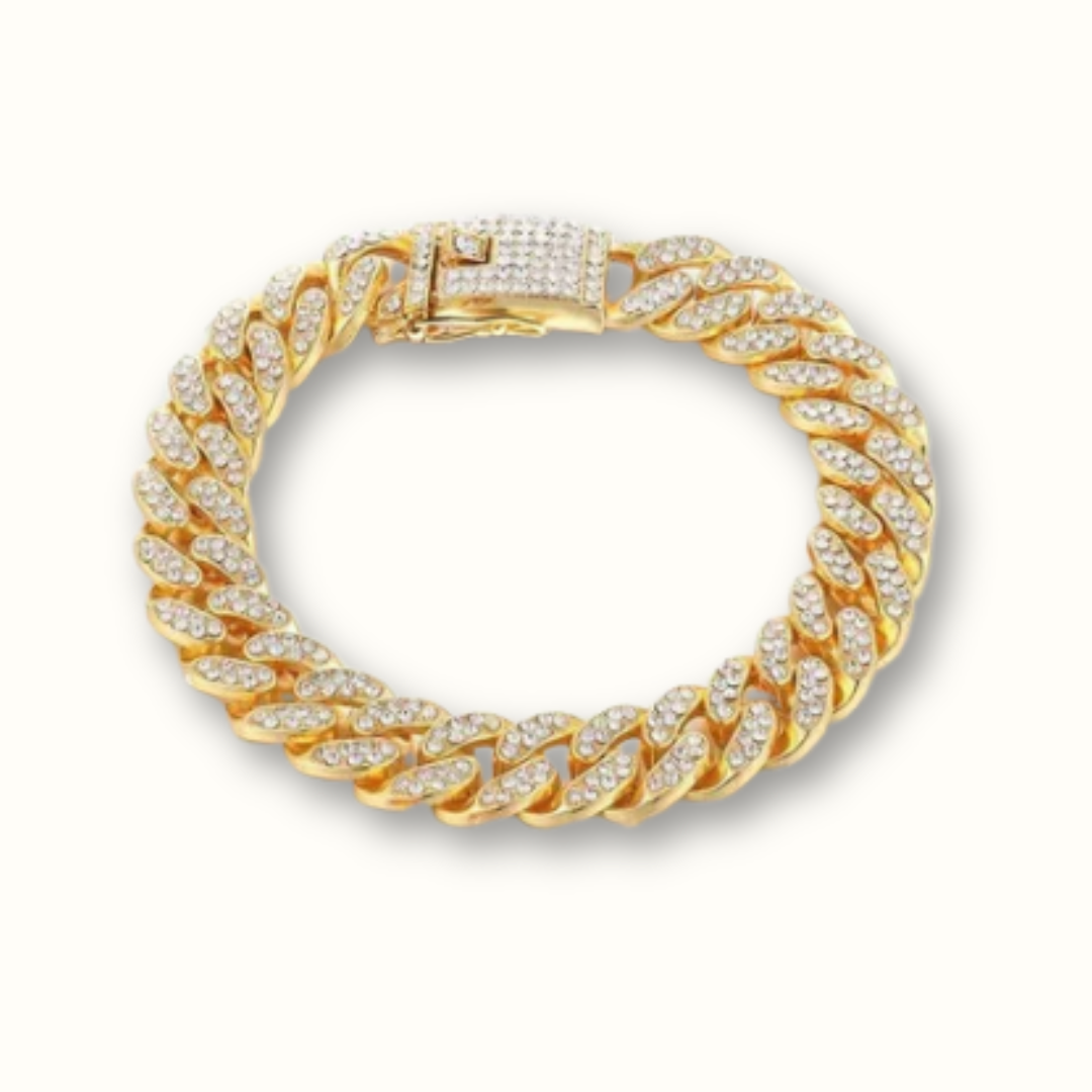 BarkBling - Goudkleurige Hondenketting Luxe