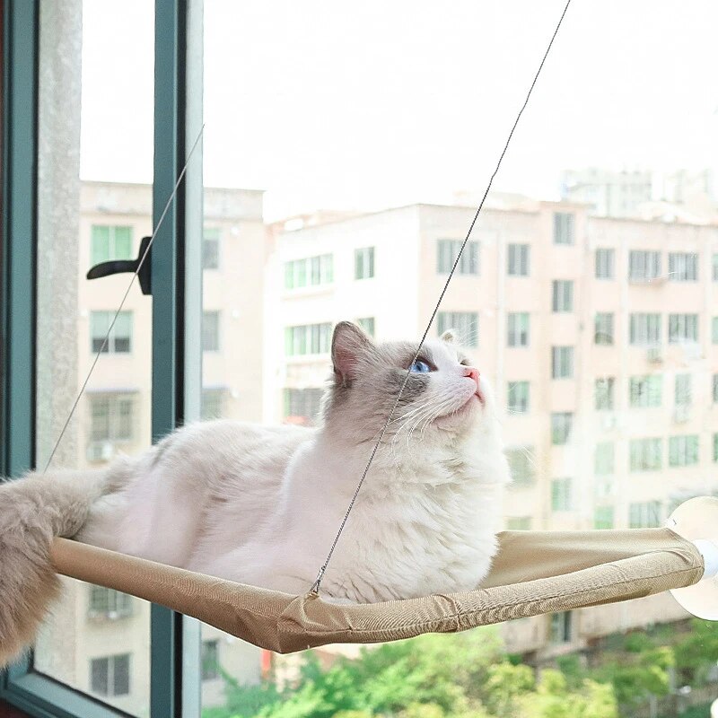 Marie - Rustgevende kattenhangmat