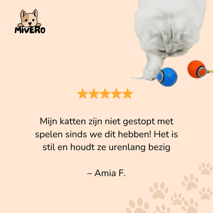 Zoomball 2.0 - Houdt katten actief en speels